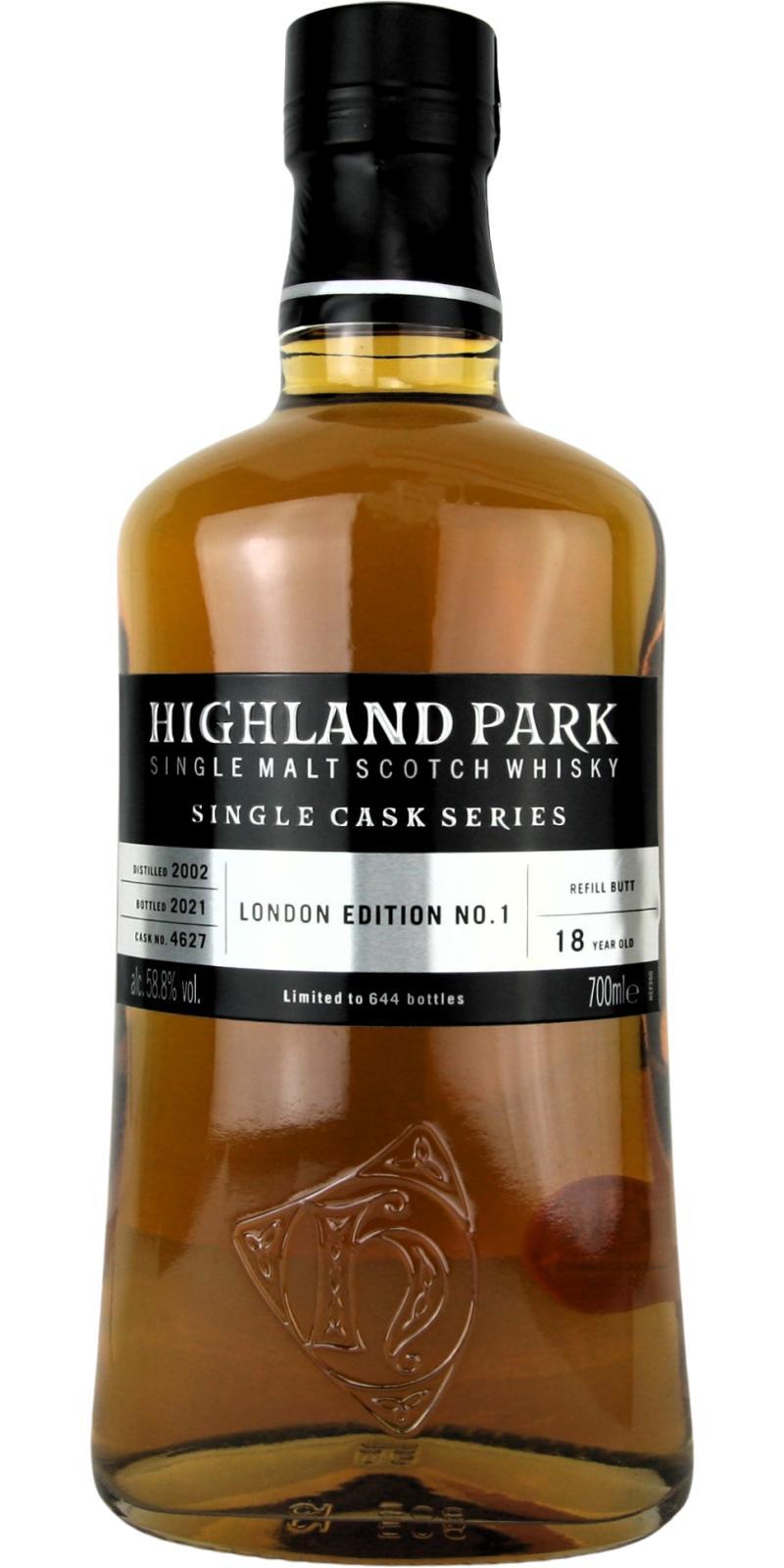 Highland Park 2002 Single Cask Series