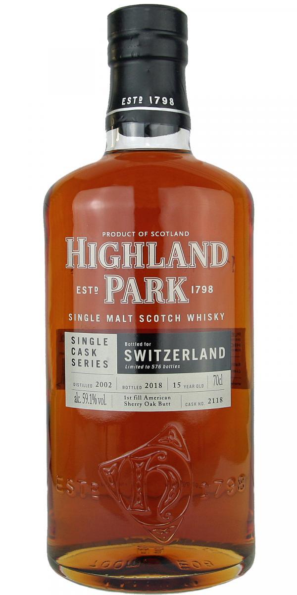 Highland Park 2002 Single Cask Series