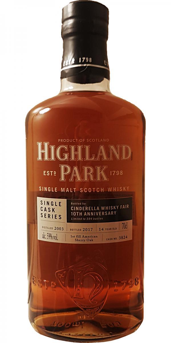 Highland Park 2003 Single Cask Series