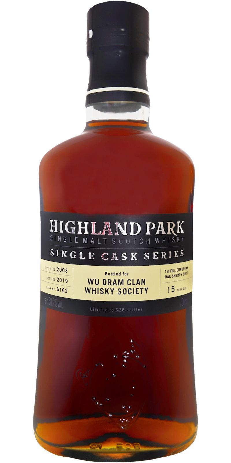 Highland Park 2003 Single Cask Series