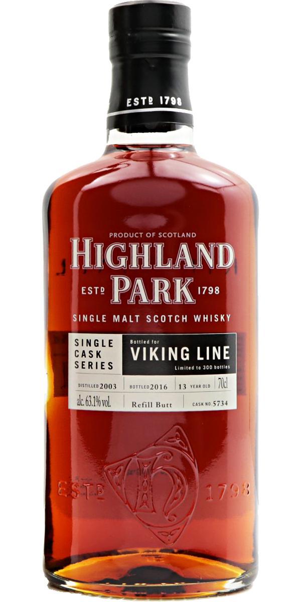 Highland Park 2003 Single Cask Series