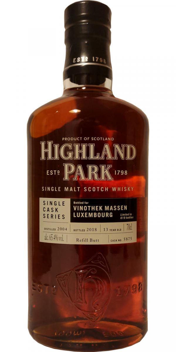 Highland Park 2004 Single Cask Series