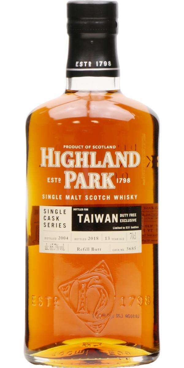 Highland Park 2004 Single Cask Series