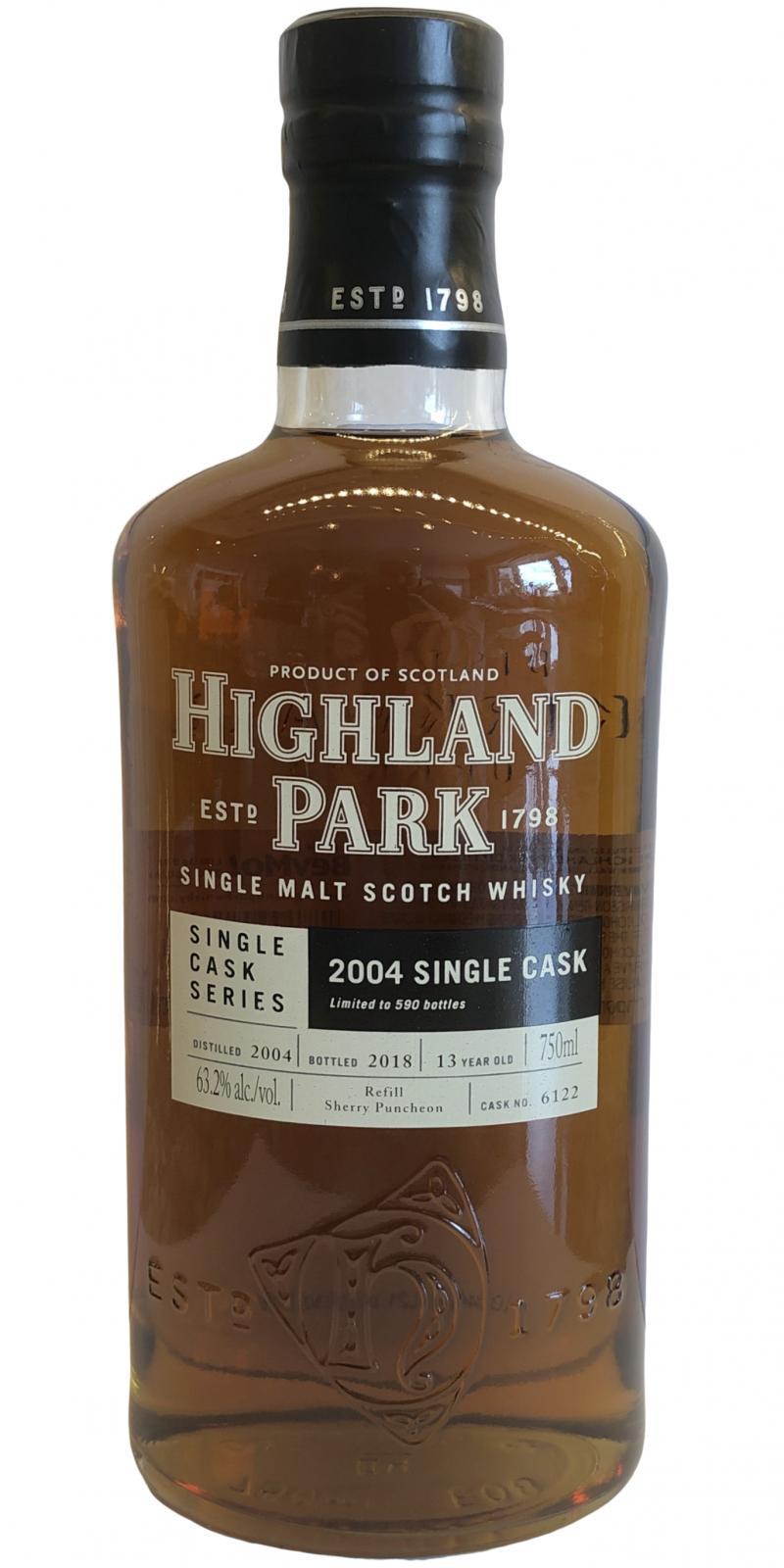 Highland Park 2004 Single Cask Series