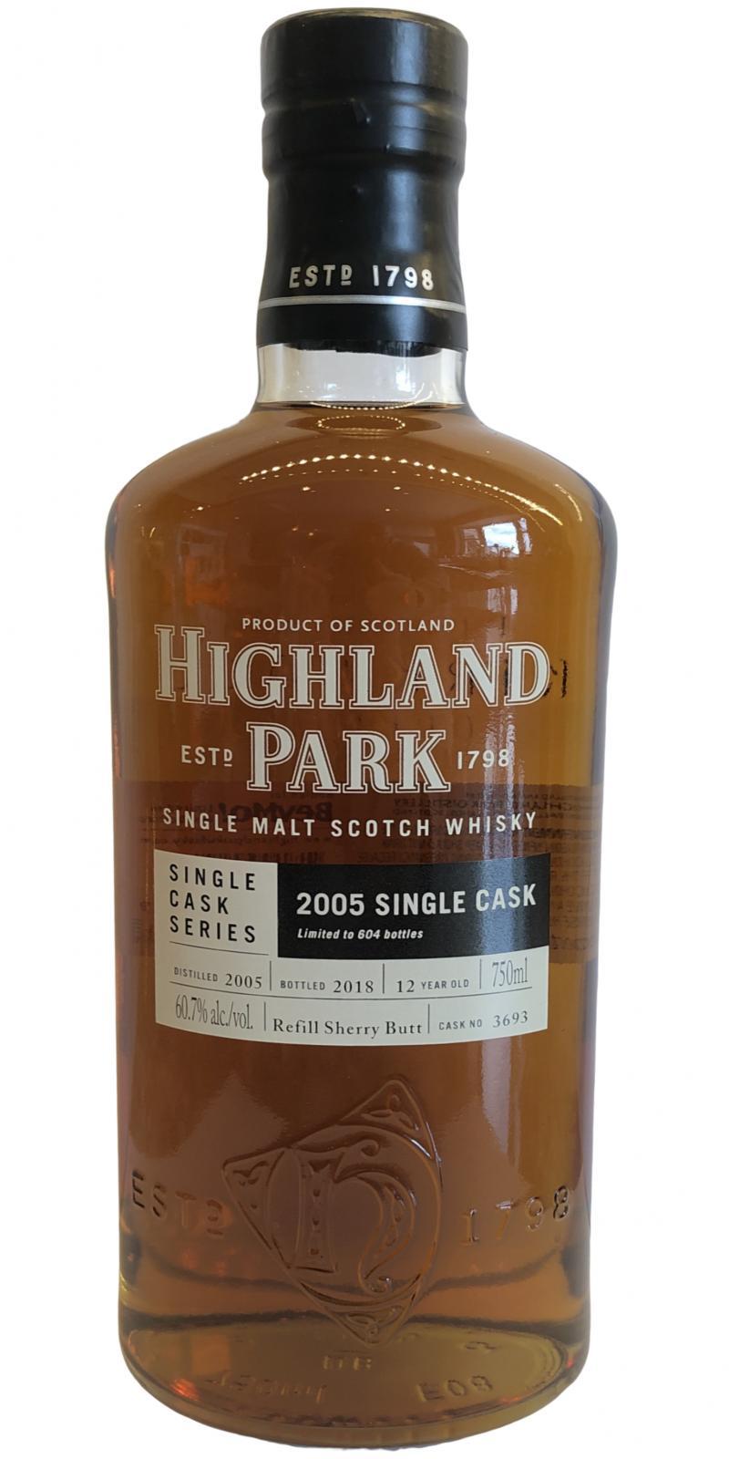 Highland Park 2005 Single Cask Series