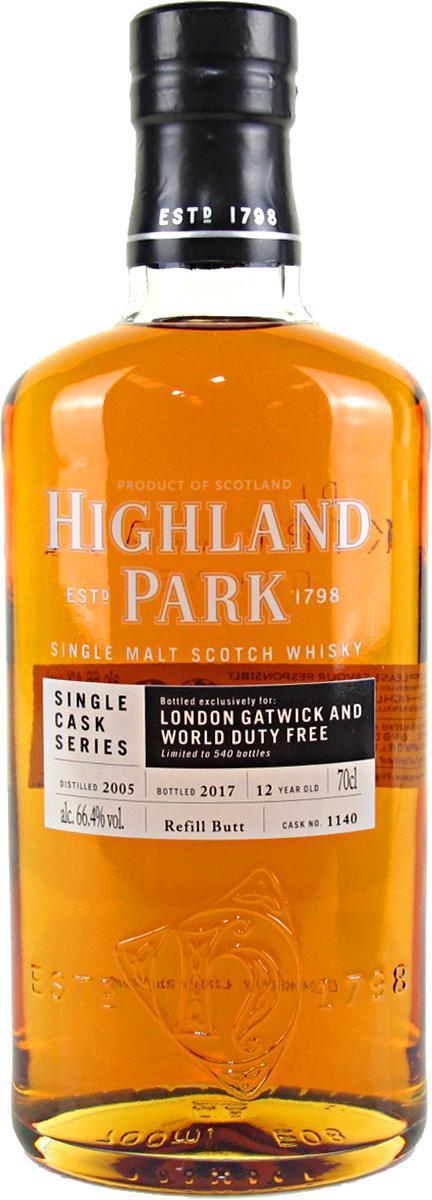 Highland Park 2005 Single Cask Series