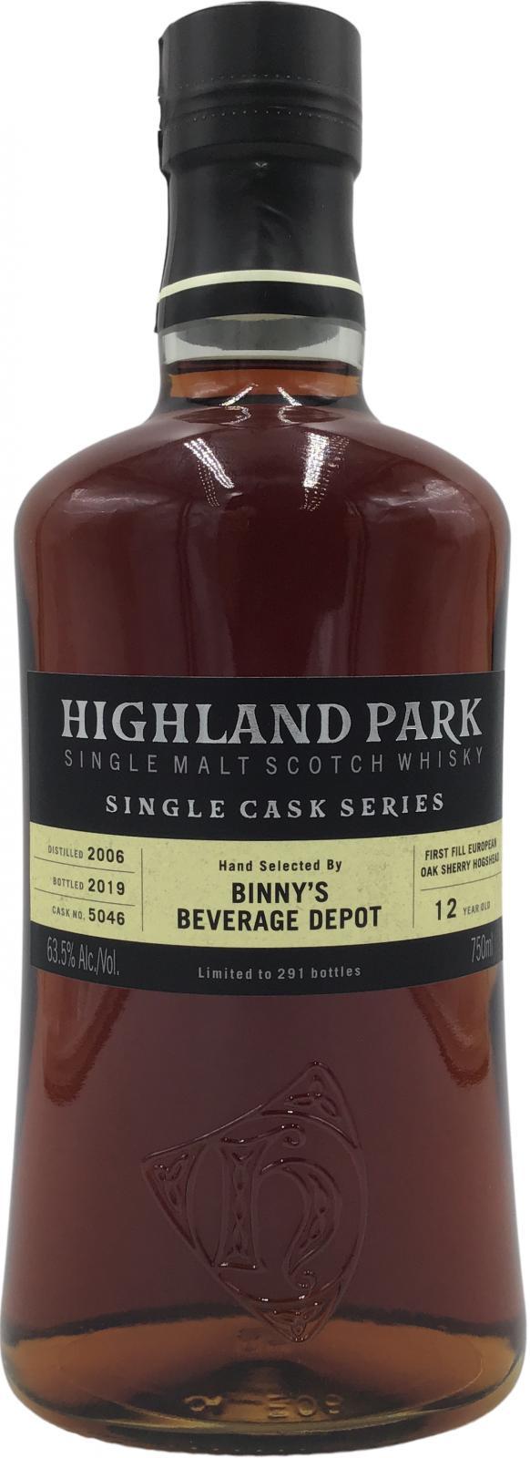Highland Park 2006 Single Cask Series