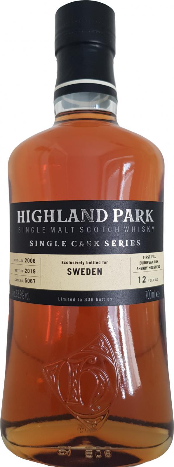 Highland Park 2006 Single Cask Series