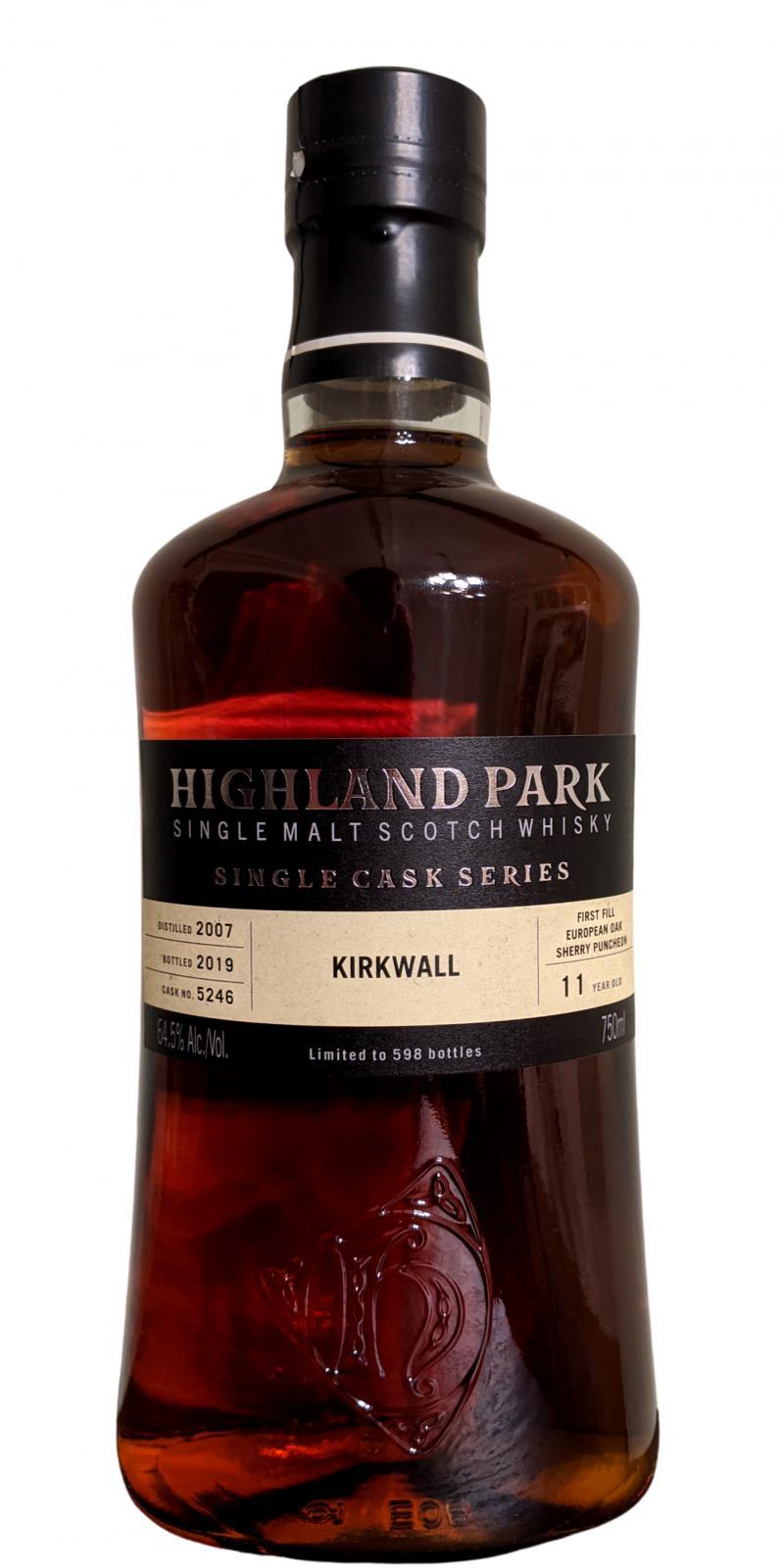 Highland Park 2007 Single Cask Series