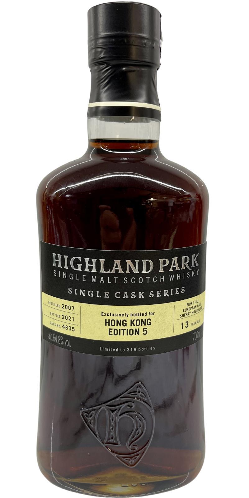 Highland Park 2007 Single Cask Series