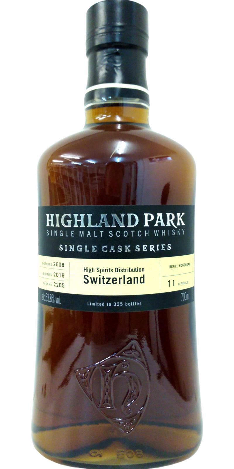 Highland Park 2008 Single Cask Series