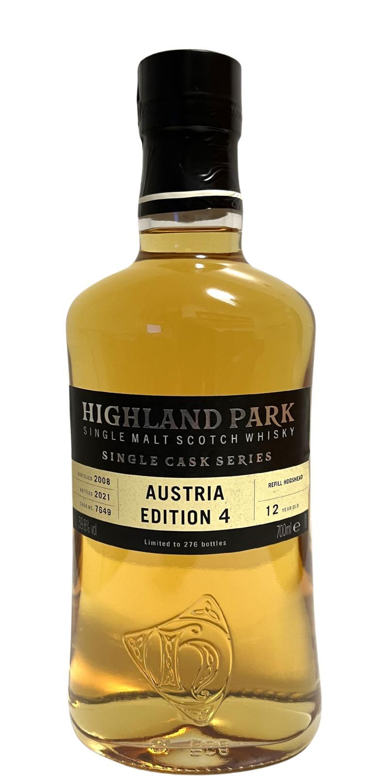 Highland Park 2008 Single Cask Series