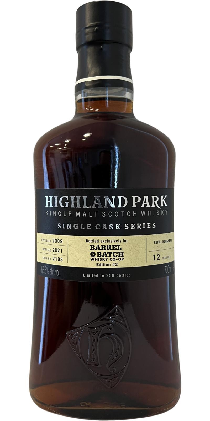 Highland Park 2009 Single Cask Series