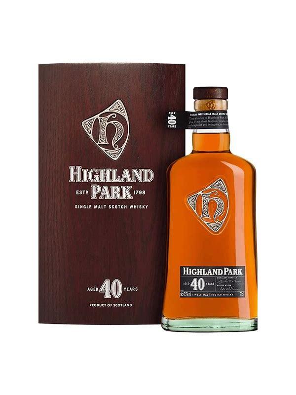 Highland Park 40-year-old Ceramic black bottle