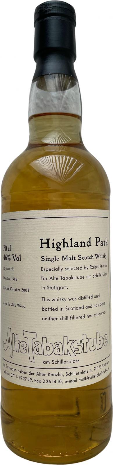 Highland Park 1988 AT