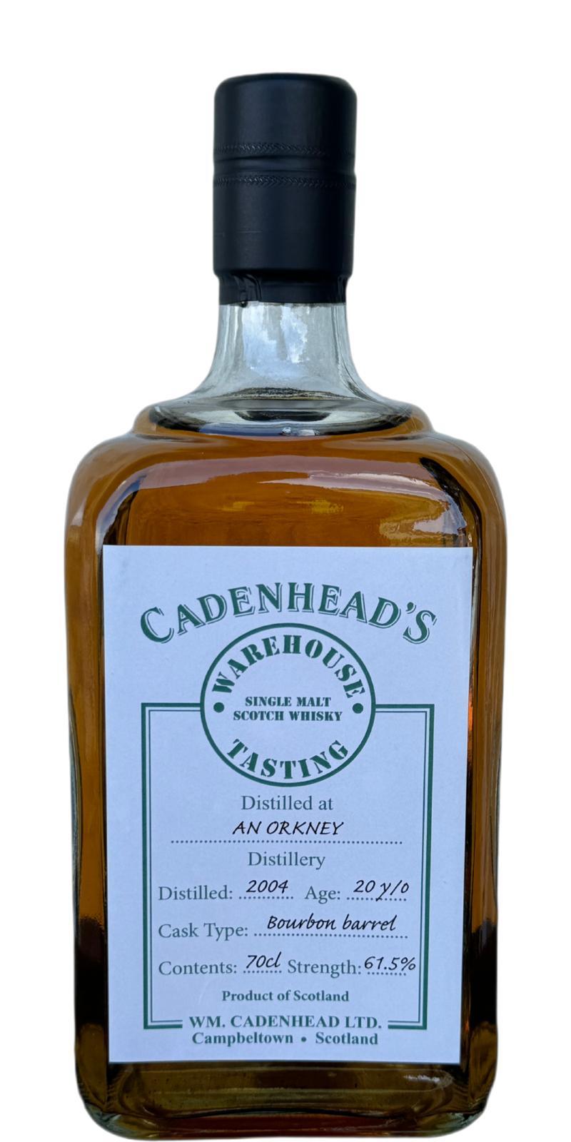 An Orkney Distillery 2004 CA Warehouse Tasting