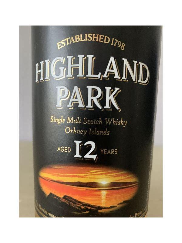 Highland Park 1957 CA Dumpy Bottle
