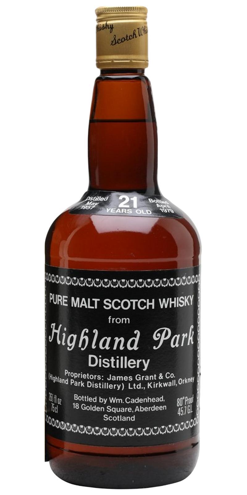 Highland Park 1957 CA Dumpy Bottle