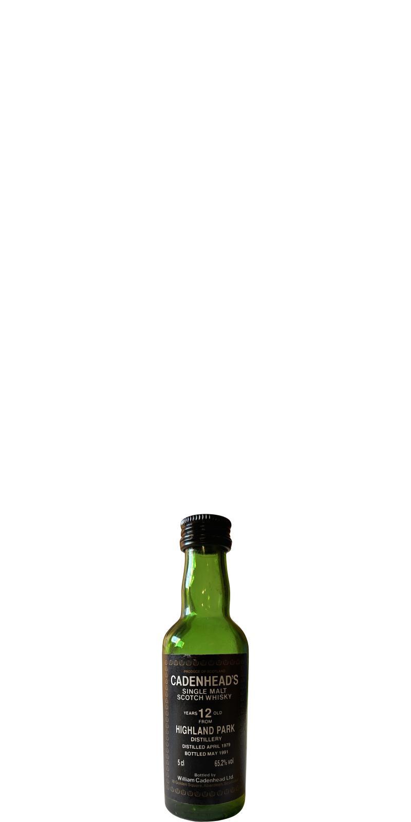 Highland Park 1979 CA Miniature - Black Label