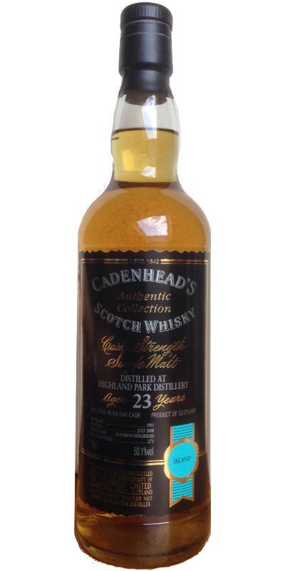 Highland Park 1985 CA Authentic Collection