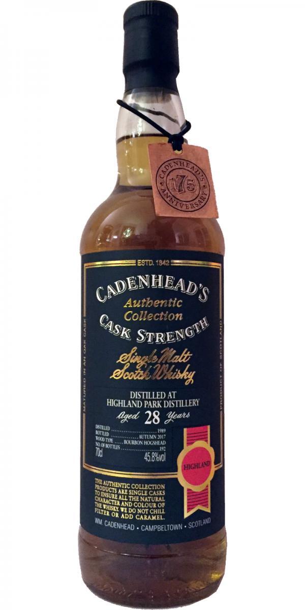 Highland Park 1989 CA Authentic Collection - 175th Anniversary