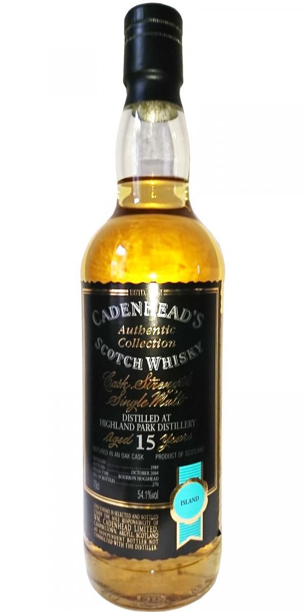 Highland Park 1989 CA Authentic Collection