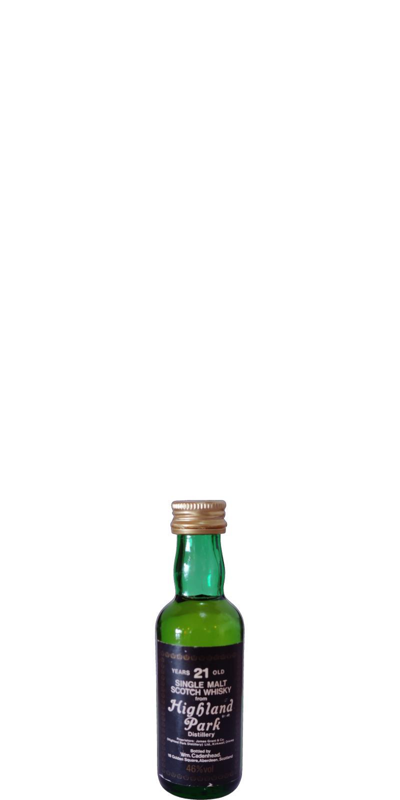 Highland Park 21-year-old CA Miniature - Black Label