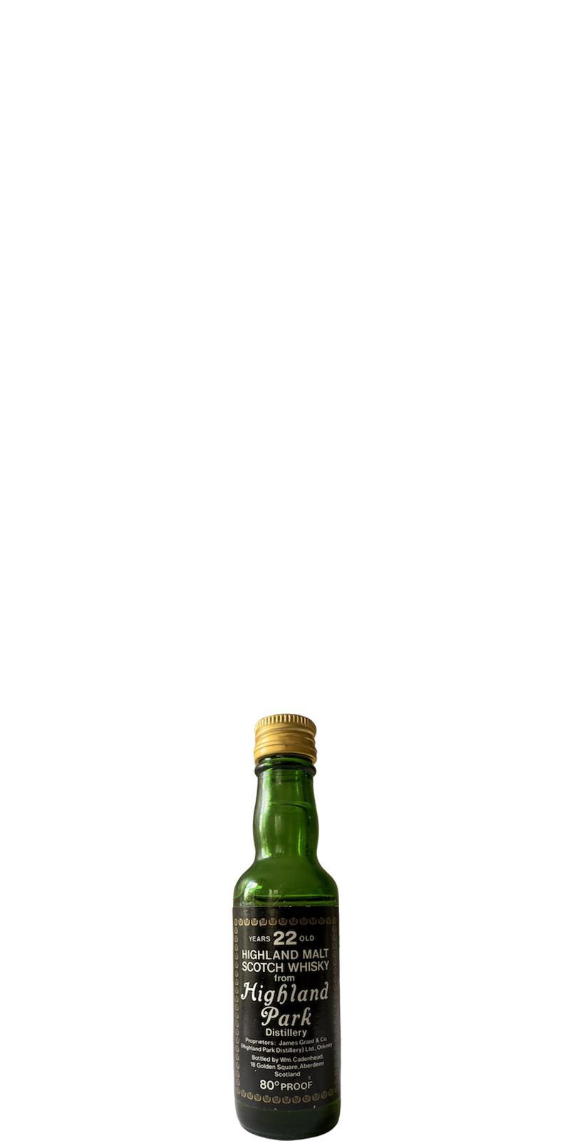 Highland Park 22-year-old CA Miniature - Black Label