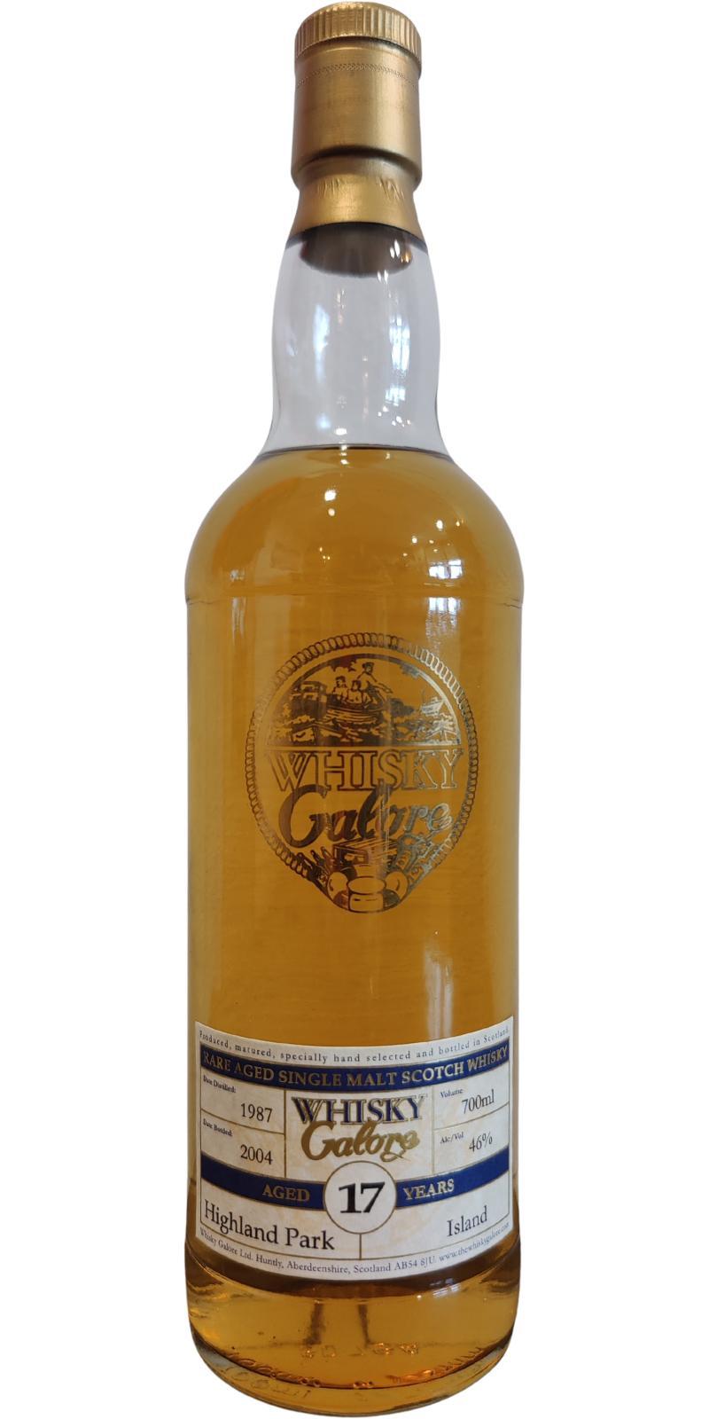 Highland Park 1987 DT Whisky Galore