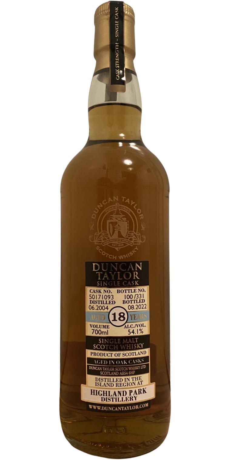 Highland Park 2004 DT Single Cask
