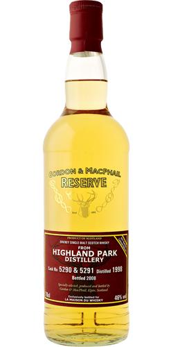 Highland Park 1998 GM Reserve for LMDW