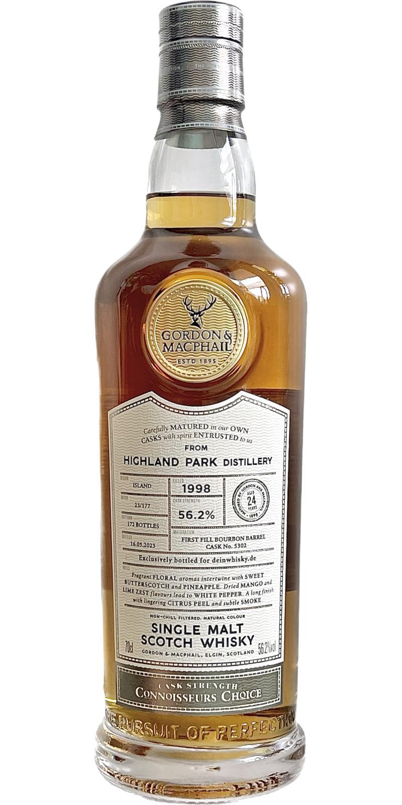 Highland Park 1998 GM Connoisseurs Choice - Cask Strength
