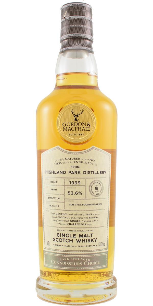 Highland Park 1999 GM Connoisseurs Choice - Cask Strength