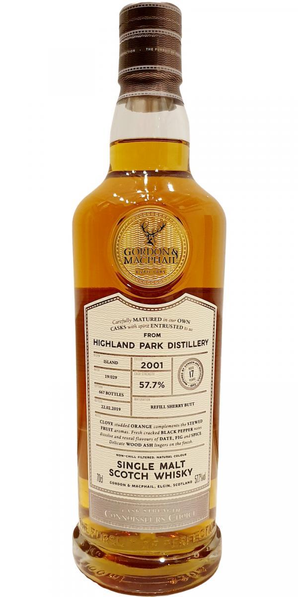 Highland Park 2001 GM Connoisseurs Choice - Cask Strength