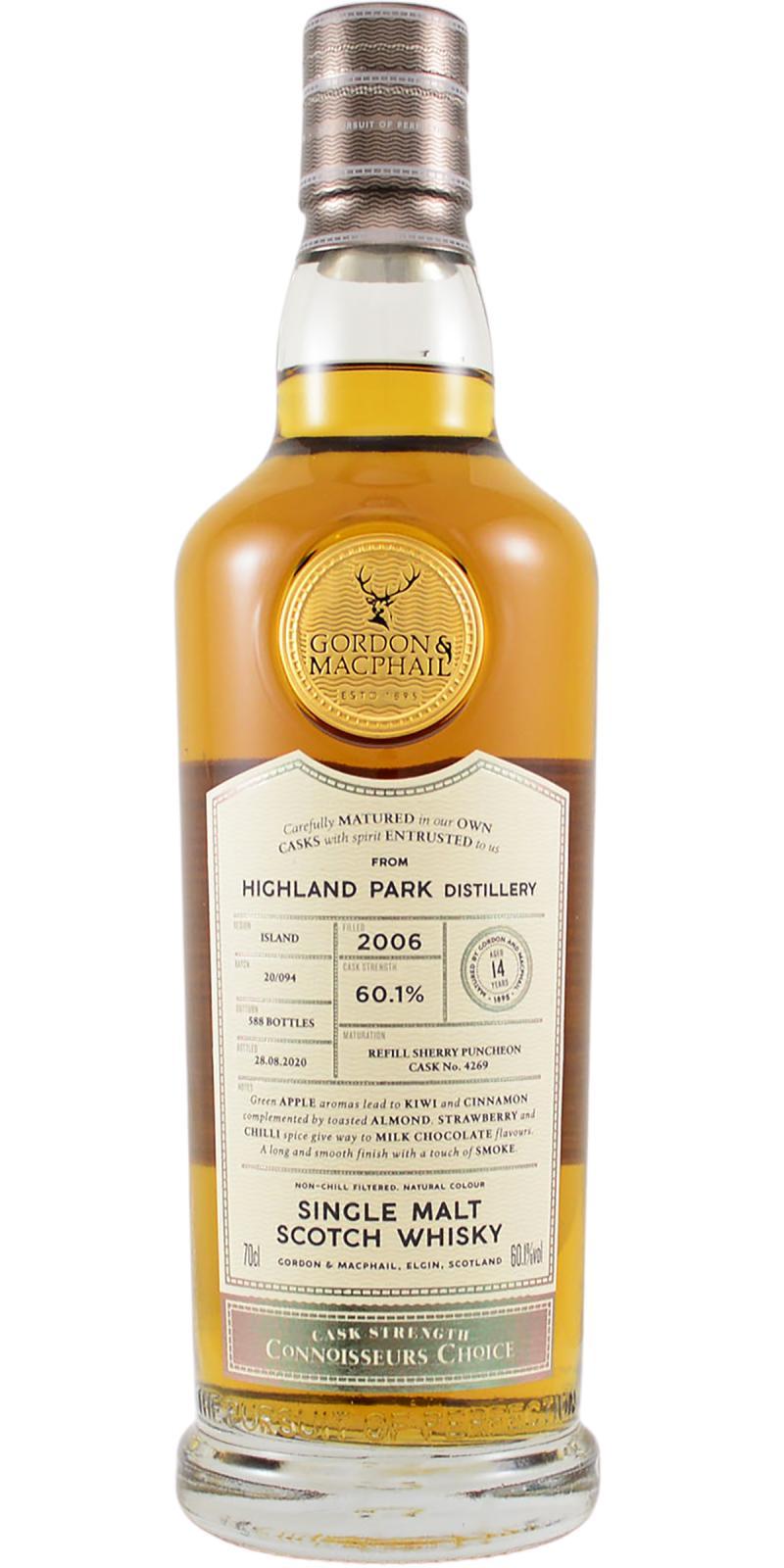 Highland Park 2006 GM Connoisseurs Choice - Cask Strength