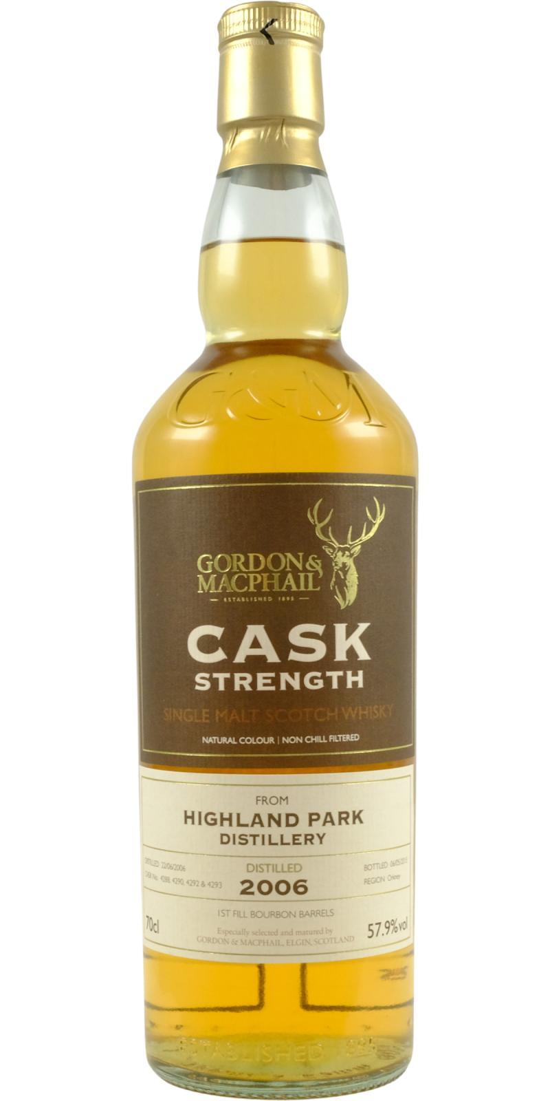 Highland Park 2006 GM Cask Strength