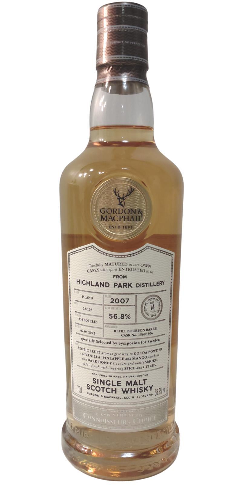 Highland Park 2007 GM Connoisseurs Choice