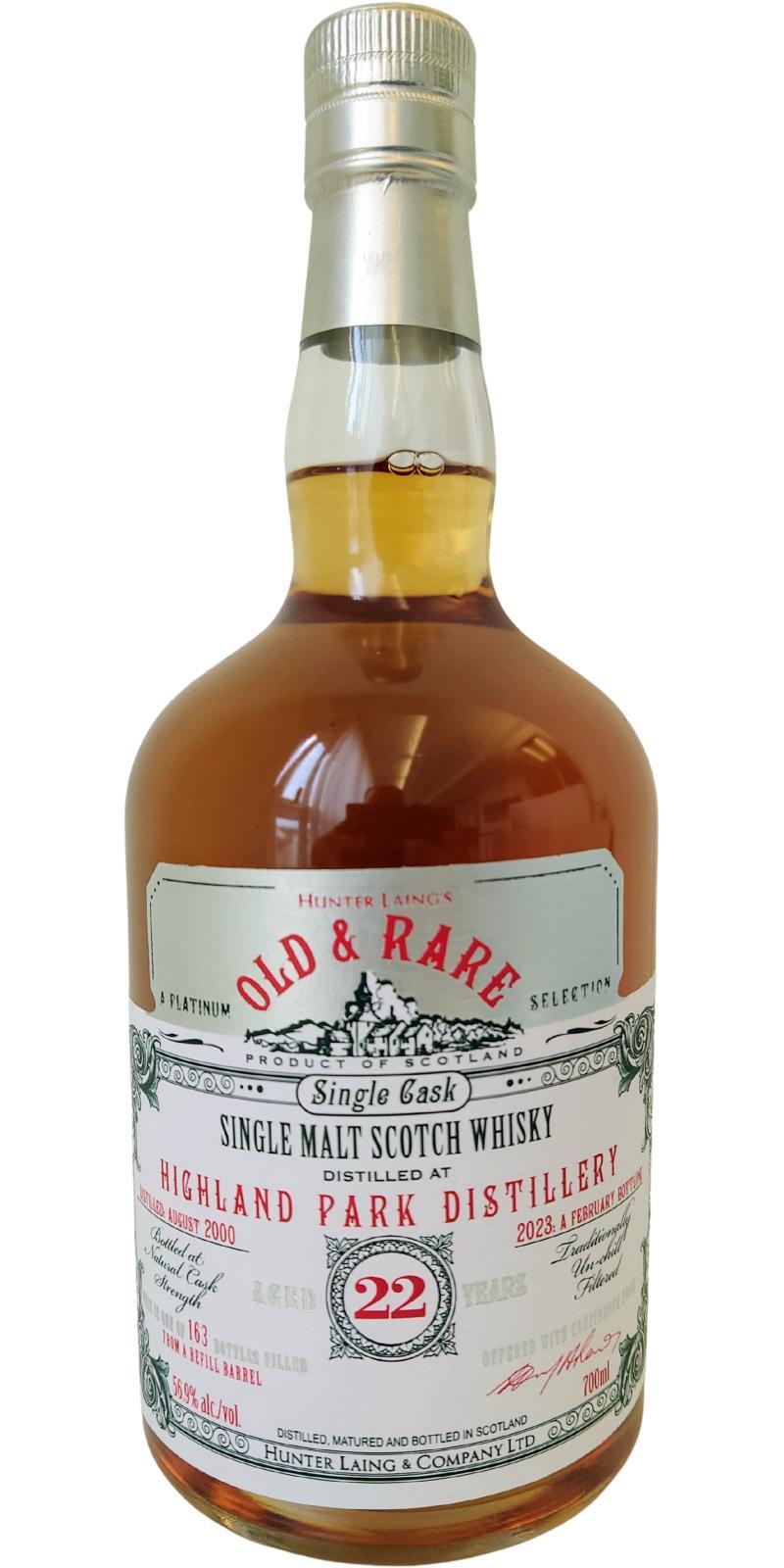 Highland Park 2000 HL Old & Rare - A Platinum Selection