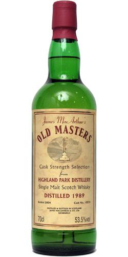 Highland Park 1989 JM Old Masters - Cask Strength Selection