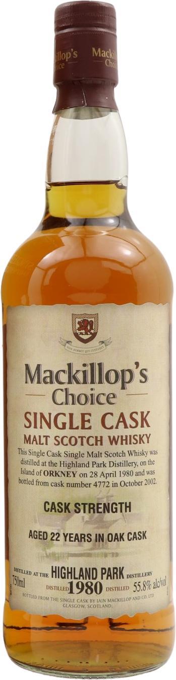 Highland Park 1980 McC Single Cask