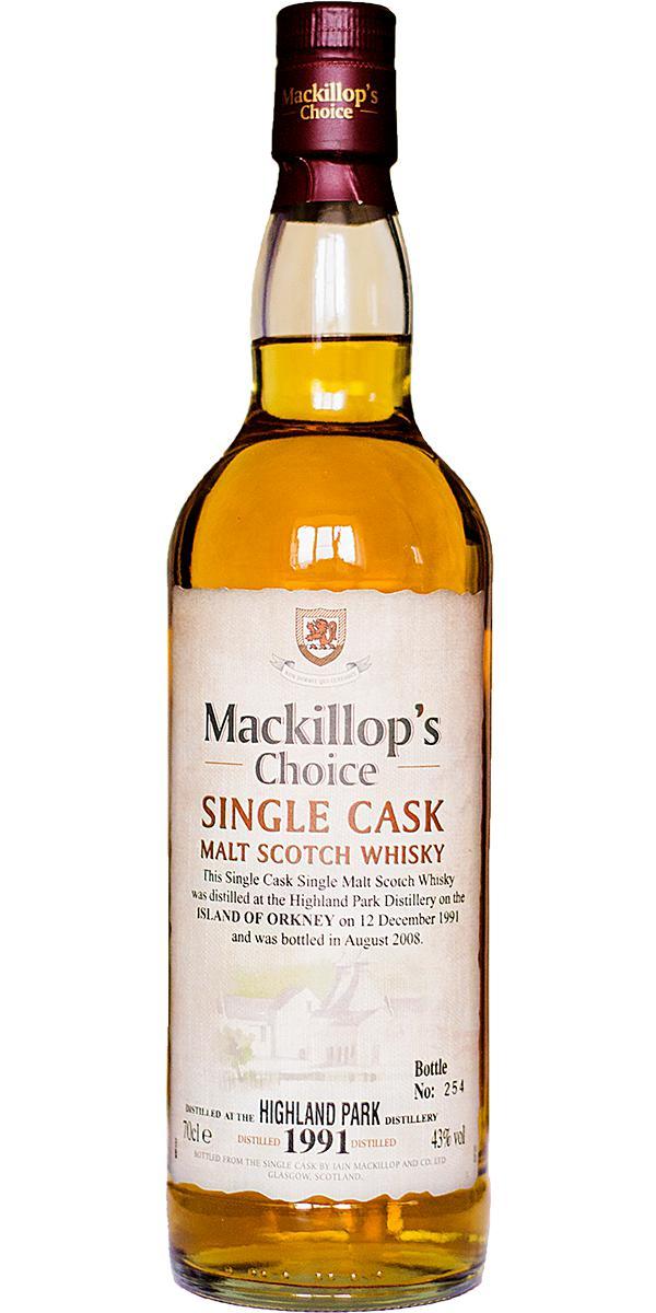 Highland Park 1991 McC Single Cask