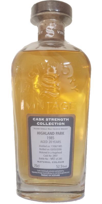 Highland Park 1985 SV Cask Strength Collection