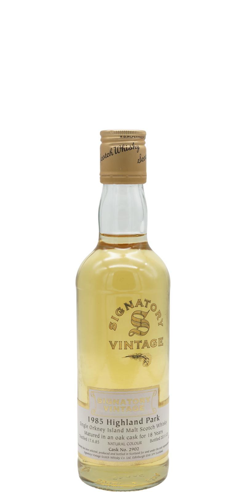 Highland Park 1985 SV Vintage Collection