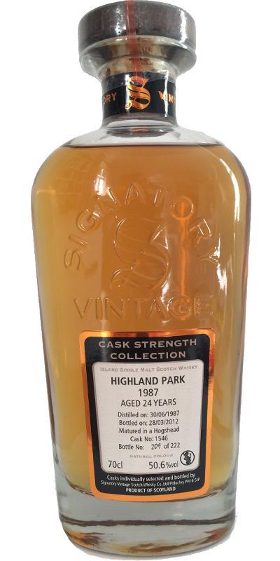 Highland Park 1987 SV Cask Strength Collection