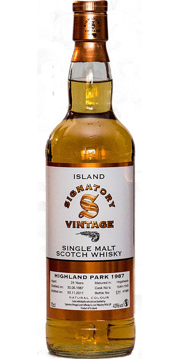 Highland Park 1987 SV Vintage Collection