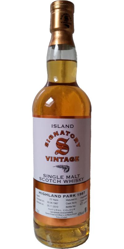 Highland Park 1987 SV Vintage Collection