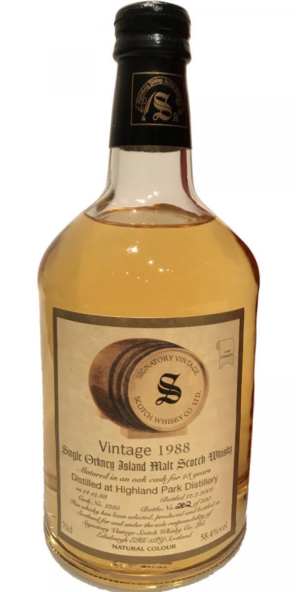 Highland Park 1988 SV Vintage Collection - Dumpy