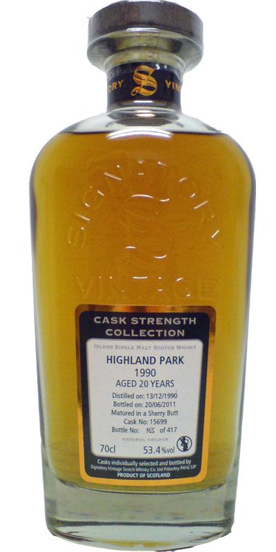 Highland Park 1990 SV Cask Strength Collection