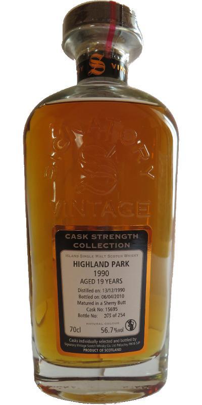 Highland Park 1990 SV Cask Strength Collection