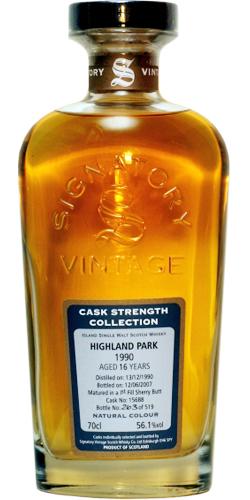 Highland Park 1990 SV Cask Strength Collection